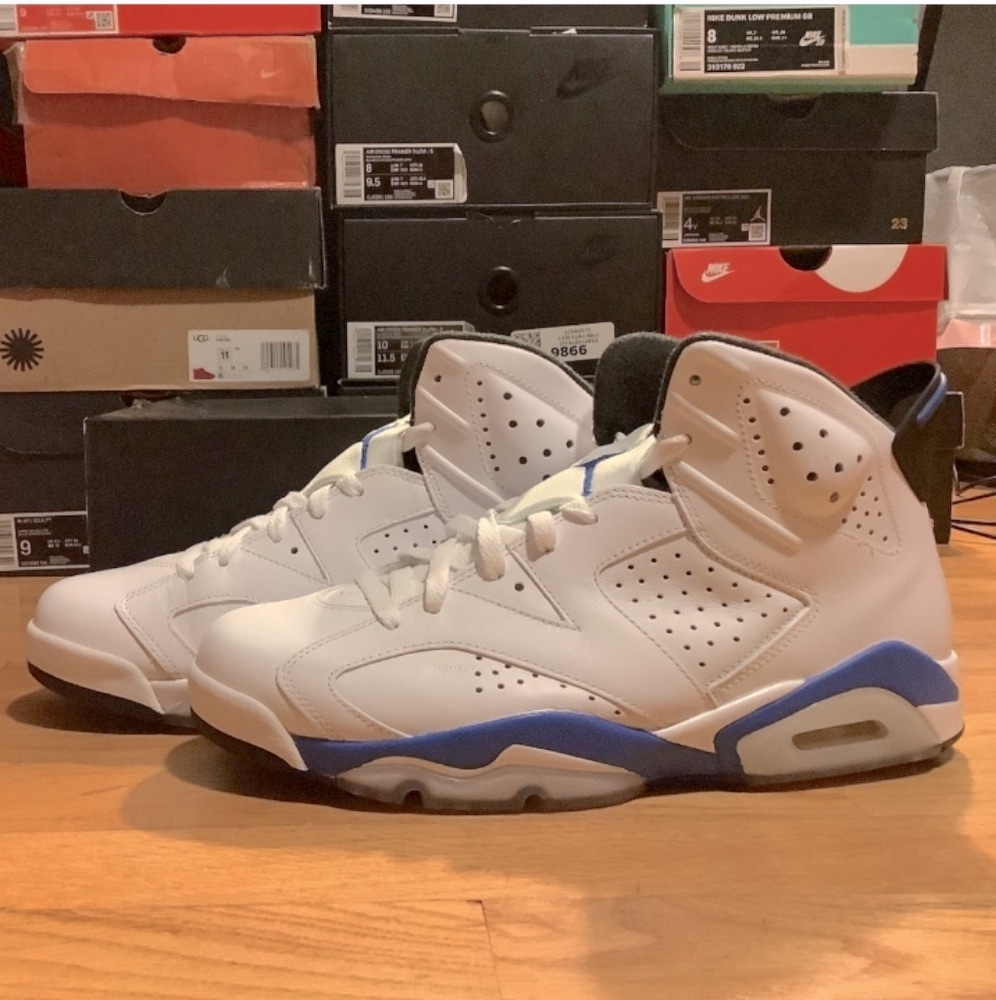 Air Jordan 6 Retro Sport Blue 2014 Men’s Size 10 - Picture 4 of 10